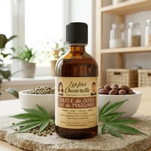 Huile-soin-et-massage-visage-corps-cheveux-barbe-non-parfumé-100ml