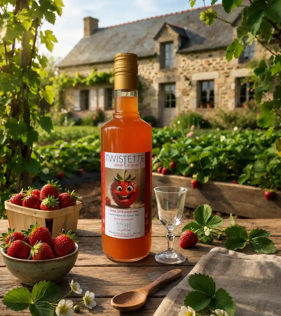 Liqueur-artisanale-fraise-la-ferme-du-petit-sud
